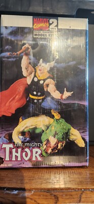 NEW SEALED 1998 TOY BIZ MARVEL COMICS MIGHTY THOR GLUE TOGETHER MODEL KIT 48621 