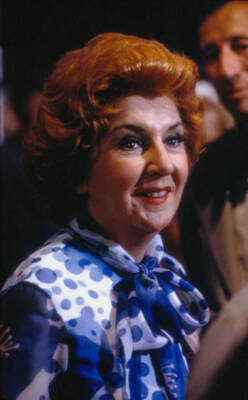 American film TV and theater actress Maureen Stapleton in characte- Old Photo