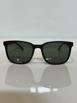 NIB Carrera 8046S Matte Black Unisex Polarized Sunglasses
