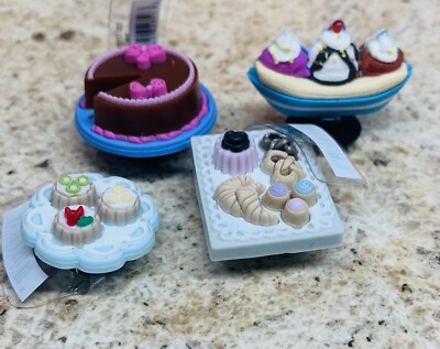 Cake Tart Tray Treats Desert Tray JIBBITZ AUTHENTIC Shoe