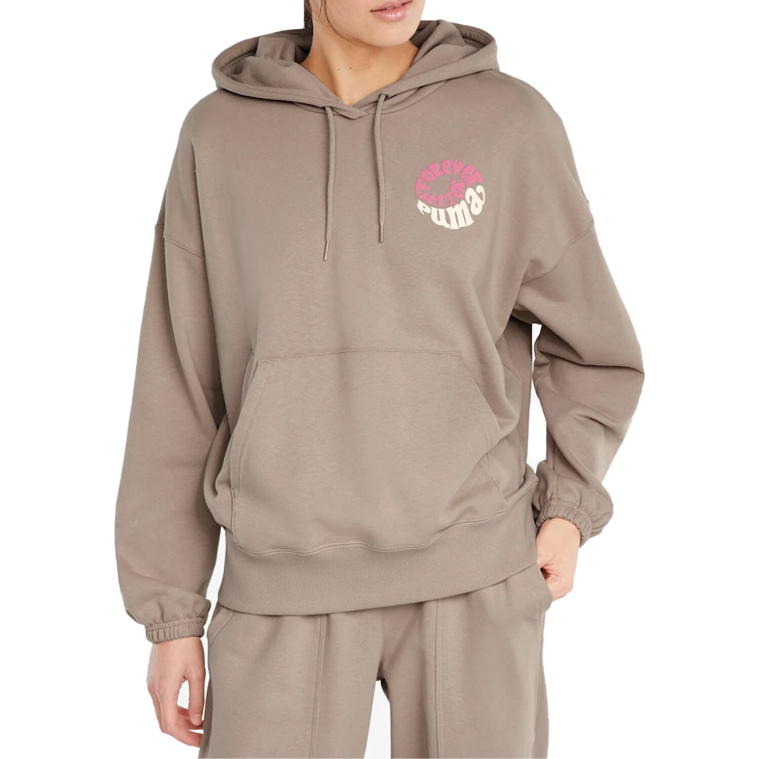 Puma Downtown Graphic Hoodie Womens Style : 531674 image 2