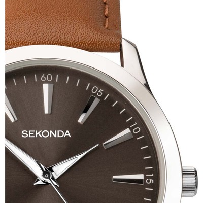 Sekonda Mens Watch Brown Dial and Brown Strap 1726 for sale online