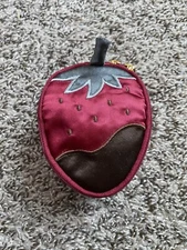 Strawberry ShapedTravel jewelry Pouch bag Jewelry travel organizer Gift New
