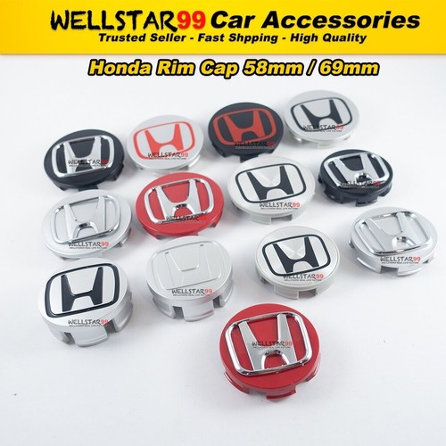 4 Stück 58 mm 69 mm Radnabenkappen Emblem für City HRV BRV CRV CIVIC ACCORD JAZZ - Bild 116 von 128