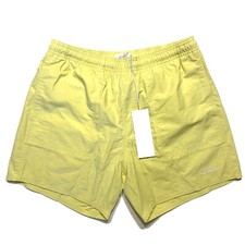 SATURDAYS NYC Mens Talley Swim Trunks Shorts Pale Lime Yellow (MSRP $118)