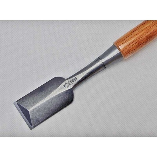 Cincel japonés Oire Nomi TASAI acero azul 36 mm 1,4 pulgadas roble rojo herramienta de carpintero - Imagen 2 de 3
