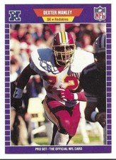 DEXTER MANLEY 1989 PRO SET CARD MINT CONDITION