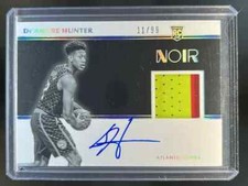 2019-20 Panini Noir De Andre Hunter Rookie Patch Auto RC #11/99