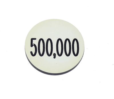 Lammers Buttons 500,000 500k Gambling Poker Lot of 31 Chips
