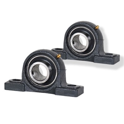 2x 1.875 in Pillow Blocks Cast Iron UCAK210-30 Mounted Bearing UC210-30+AK210