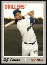 2019 Topps Heritage Minor League DJ Peters #171 Tulsa Drillers