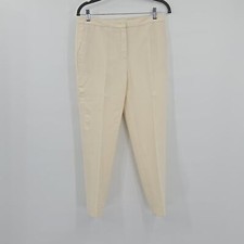 Escada Women's Off White Crop Trousers Pants Size 2
