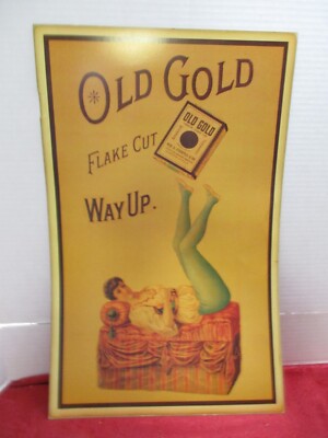 Reproduction OLD GOLD FLAKE CUT Way Up TOBACCO ADVERTISEMENT CIGARETTE AD