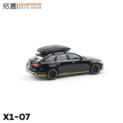 XCARTOYS 1/64 Scale Audi RS6 Avant C7 Black Diecast Car Model Toy