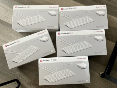 NEW | Raspberry Pi 500 8GB w/MicroSD | Keyboard Computer | EU Layout | SC1292