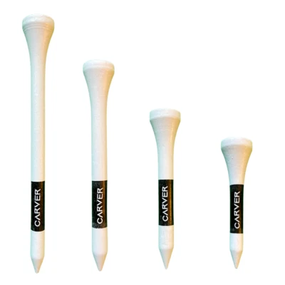 EXTRA STARK - Holz Golf Tees - ALLE LÄNGEN - 42 mm/54 mm/70 mm/83 mm