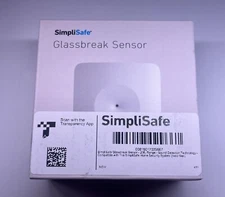SimpliSafe Glassbreak Sensor - 20ft. Range - Sound Detection Technology NEW
