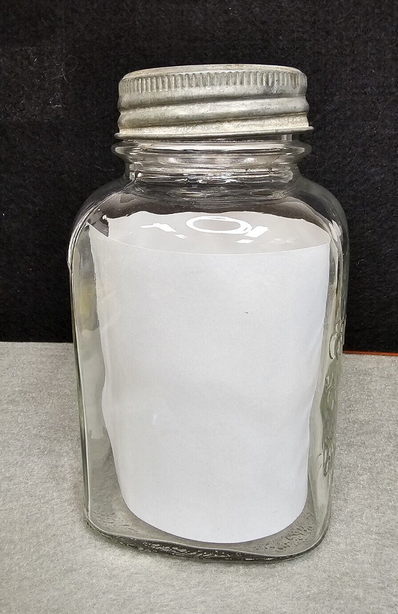 Vintage Golden West Vacuum Packed Coffee Glass Jar Closset Vintage Golden West Vacuum Packed Coffee Glass Jar Closset