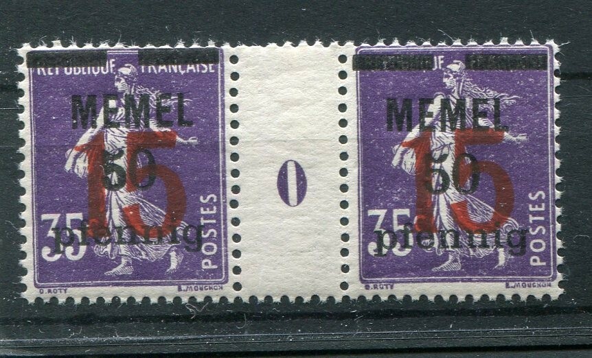 Memel 47Ms Intermediate Bridge With Ms** MNH Never Hinged (Z5222)
