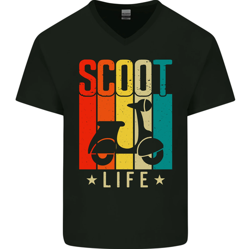 T-shirt Col V Homme Gildan - Motif Santa Et Changement Climatique - 100% Coton - Neuf Avec étiquettes