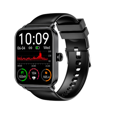 Beafonwatch 102, Schwarz Bluetooth Smartwatch IP68 Bluetooth 5.3 1,83'' Display