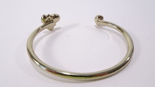 Lee Angel Women's Shiny Gold Crystal Teardrop Open End Cuff Bracelet NWT 89 - Picture 5 of 8