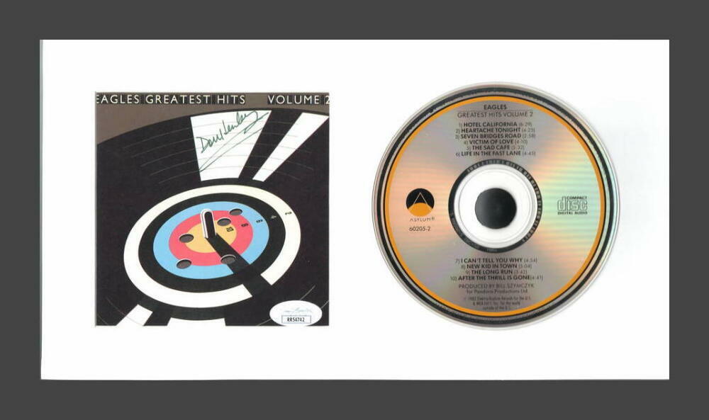 Don Henley Autographed Signed EAGLES GREATEST HITS VOL. 2 FRAMED CD DISPLAY - JSA 