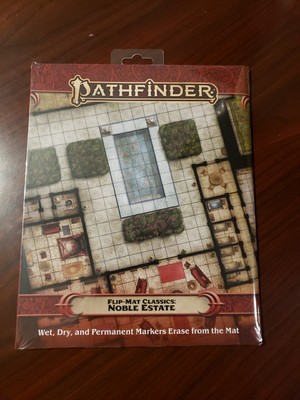 Paizo Pathfinder Double Sided Flip Mat ''Nobel Estate'' New & SEALED
