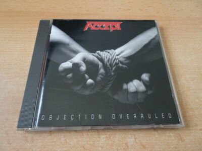 CD Accept - Objection Overruled - 11 Songs - 1993 - RARE