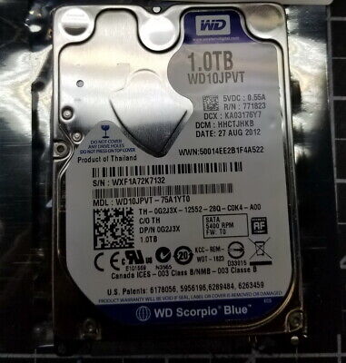WD BLUE 1Tb 2.5 WD BLUE 1Tb 2.5