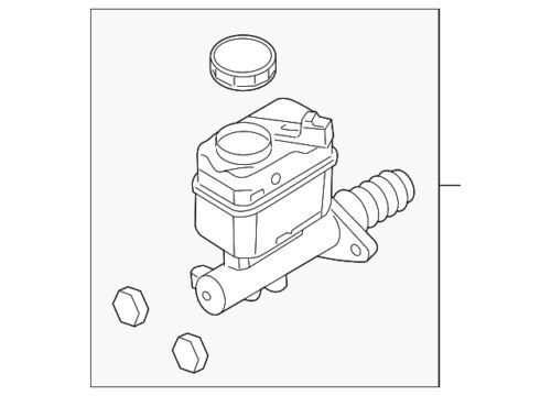 Cilindro maestro para Ford (N/P HL1Z-2140-B)