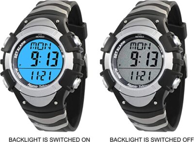 Atomic English Talking Watch with Alarm Clock For Women Atomic Talking Watch for Blind Women, Easy Read with Elastic  main image 3