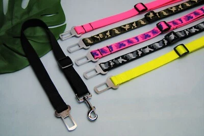 BULLYZEI Auto Sicherheitsgurt Adapter Anschnallgurt Autogurt Hund 25mm, verstellbar 75cm