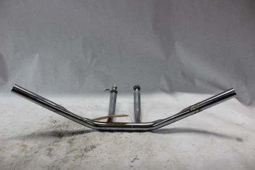 AFTERMARKET 8" TALL T-TYPE HANDLEBARS CHROME 2001 H-D SOFTAIL DUECE FXSTD - Picture 5 of 10