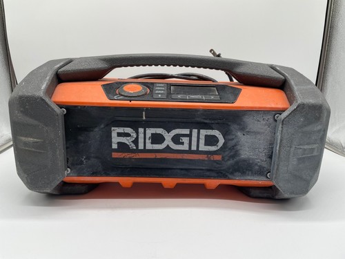 RIDGID 18V Jobsite Radio Speaker Bluetooth Wireless R84087 Weather-Resistant