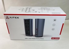 AITEK USB C 15-in-2 Docking Station Dual 4K HDMI for MacBook AK-D002