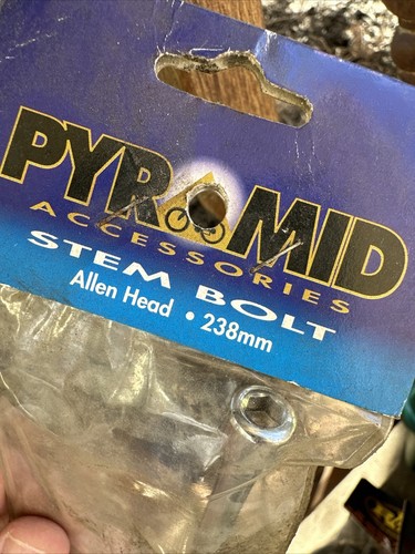 NOS Pyramid Chrome Stem Bolt 238mm Allen Head W/Wedge - Picture 3 of 6