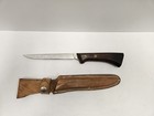 Vintage WESTERN Stainless Steel Fish Filet Knife & Leather Sheath Model SW766 — photo 2