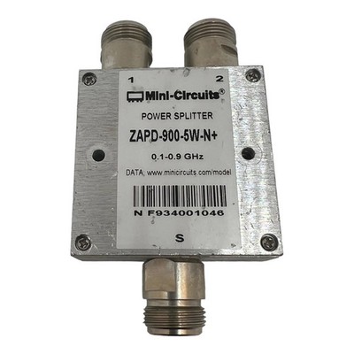 ZAPD-900-5W-N Mini Circuits Power Splitter 0,1-0,9 GHz 100-900 MHz N(f)