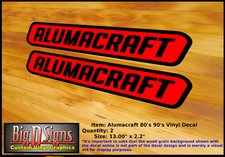 AlumaCraft Boat Decals 13