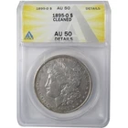 1895 O Morgan Silver Dollar AU 50 Details ANACS $1 Coin SKU:I25419