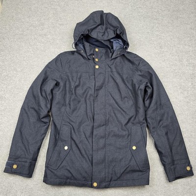 Burton Jacket Mens XL Blue Dryride Hooded Insulated Ski Snowboard Parka