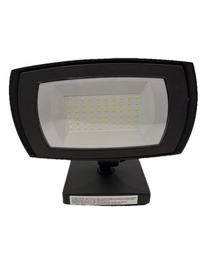 Commercial Electric Integrated LED Arch Wall Flood Light Bronze - Light Only