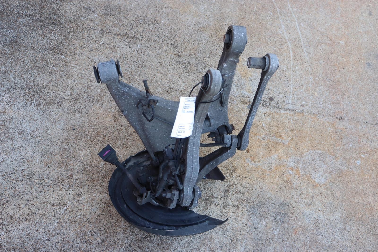 2006-2012 BENTLEY CONTINENTAL FLYING SPUR REAR LEFT SPINDLE KNUCKLE ASSY OEM