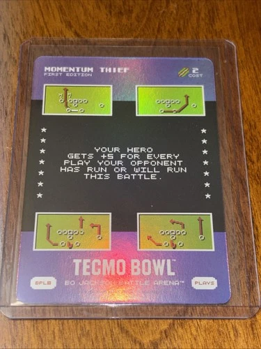 2026 Bo Jackson Battle Arena Tecmo Bowl Momentum Thief Bonus Play BPL8 Foil
