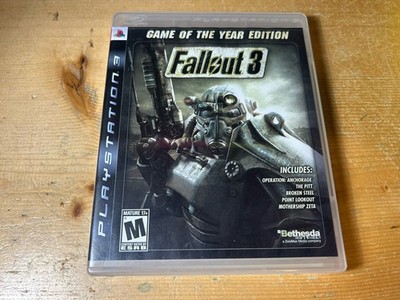 Fallout 3 -- Game of the Year Edition (Sony PlayStation 3, 2009) PS3 Tested