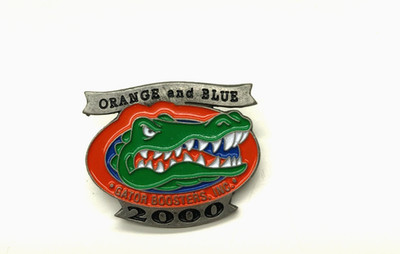 2000 University Of Florida Gators Swamp VTG Lapel Pin Orange Blue Gator Boosters