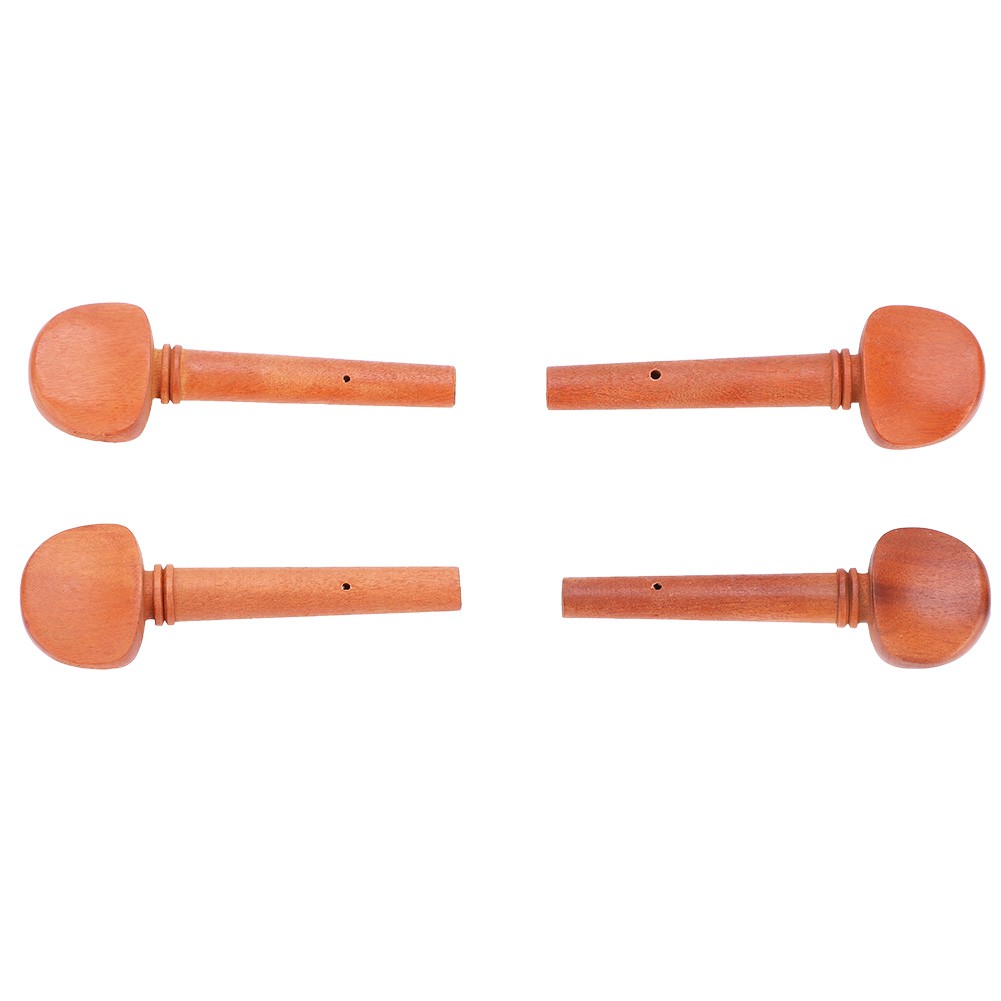 New 4Pcs Jujube Wood 4/4 Violin String Tuning Pegs Parts Replacement Instrument