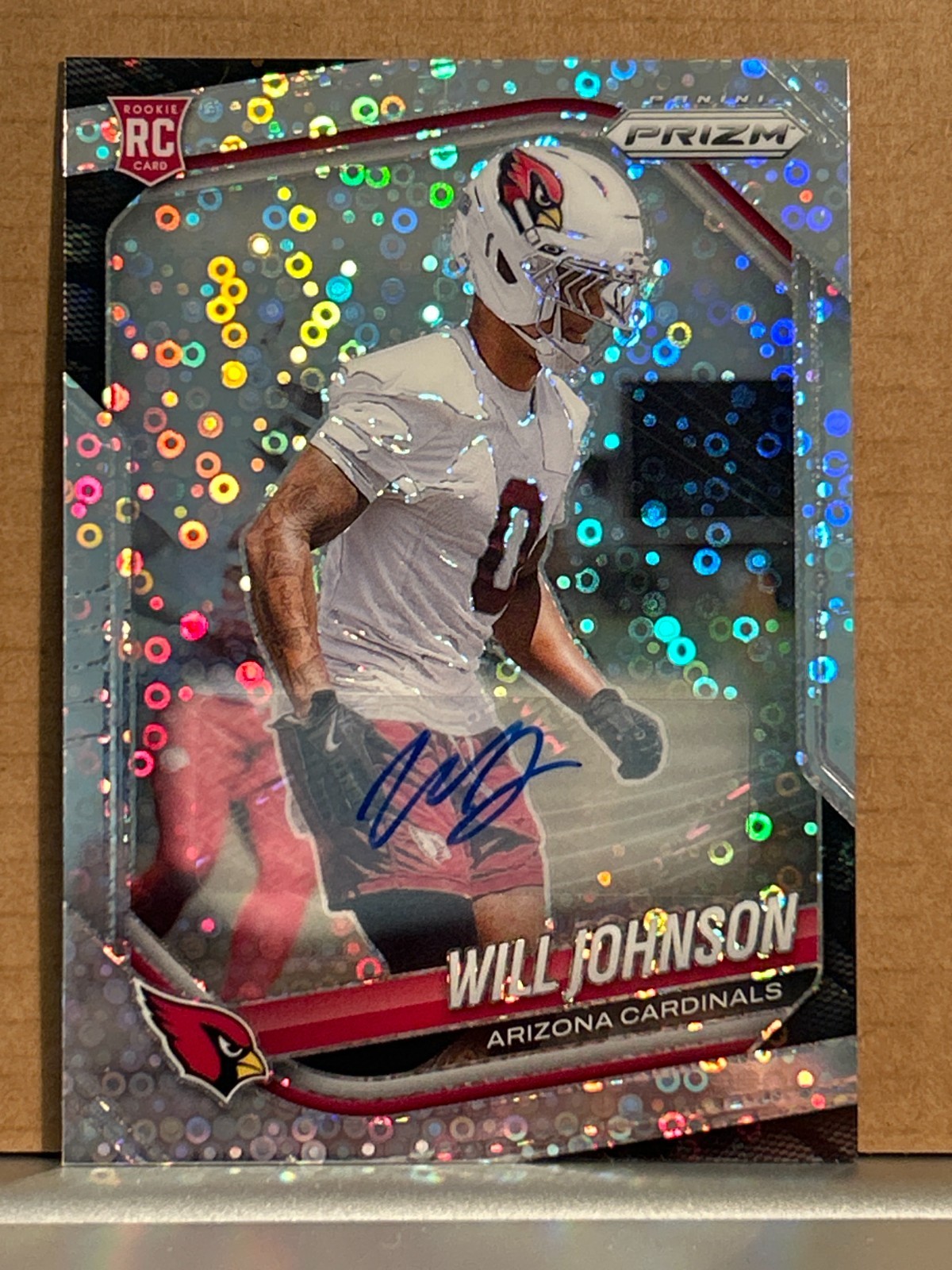 2025 Panini Prizm Will Johnson No Huddle Disco Auto #370 (RC)