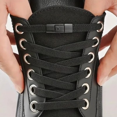 No Tie Elastische Schnürsenkel Erwachsene Kinder Sneaker Lace Lazy Easy No-Tie Schnürsenkel UK*